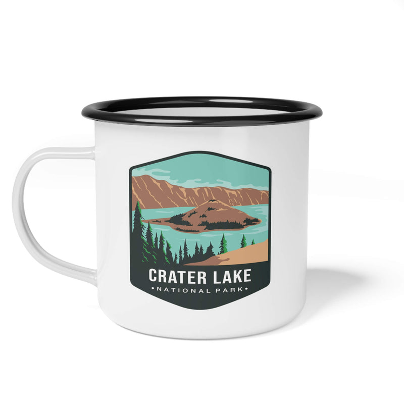 Crater Lake National Park Enamel Camp Cup