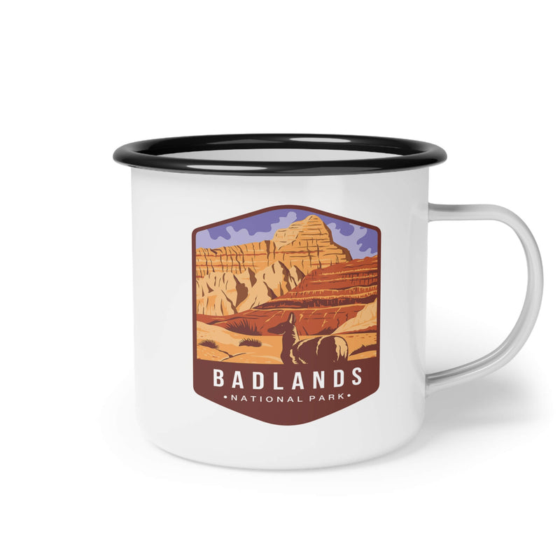 Badlands National Park Enamel Camp Cup