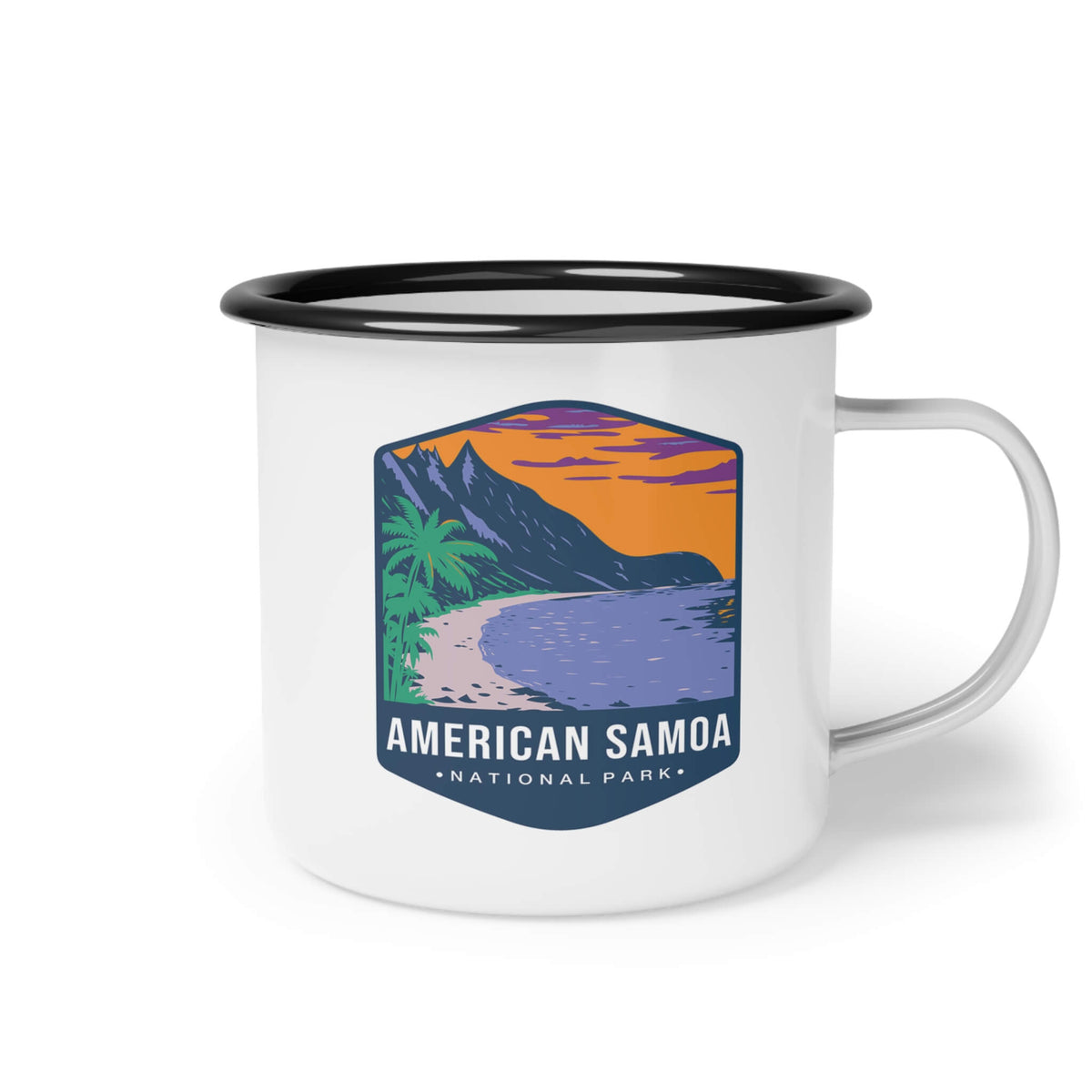 American Samoa National Park Enamel Camp Cup