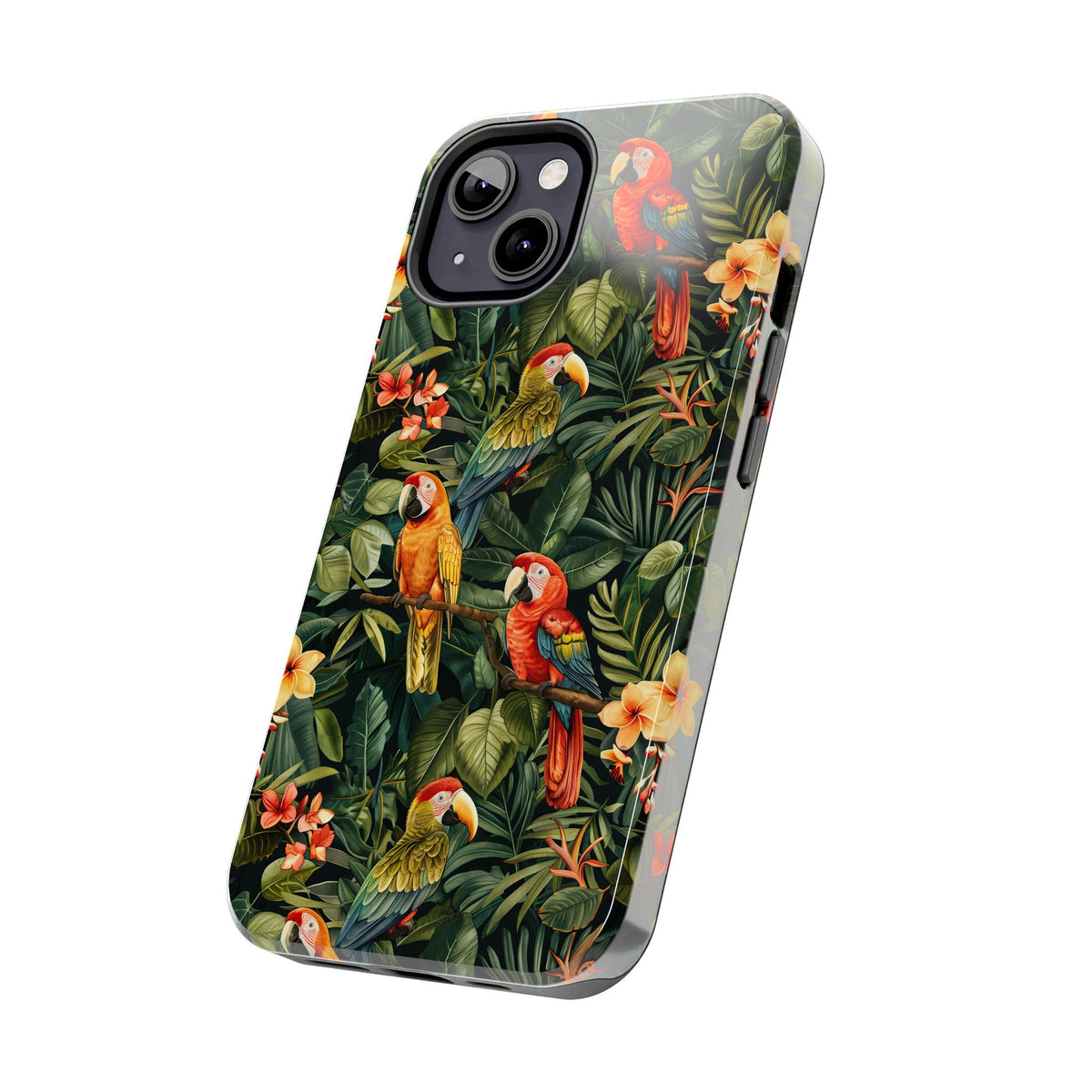 Tropical Parrot Jungle Phone Case