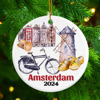 Amsterdam 2024 Christmas Ornament