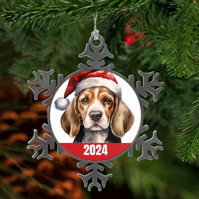 Beagle Christmas Ornament 2024 with Free Shipping