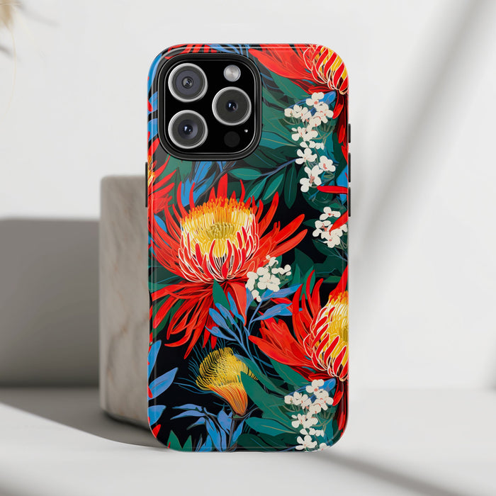 Protea Flowers Luxury Phone Case