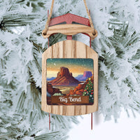 Big Bend National Park Sled Ornament