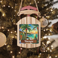 Biscayne National Park Sled Ornament