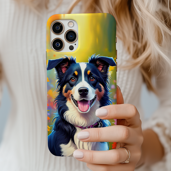 Border Collie iPhone and Samsung Phone Case