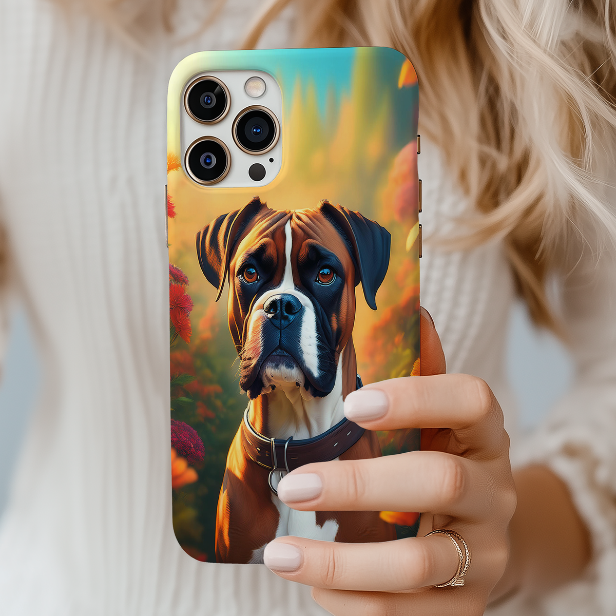 Boxer Dog iPhone and Samsung Phone Case