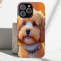 Cavapoo Dog iPhone and Samsung Case with Free Shipping