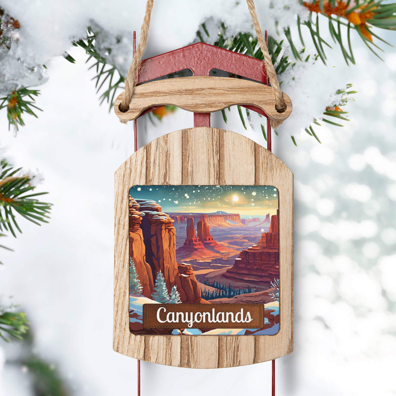 Canyonlands National Park Sled Ornament