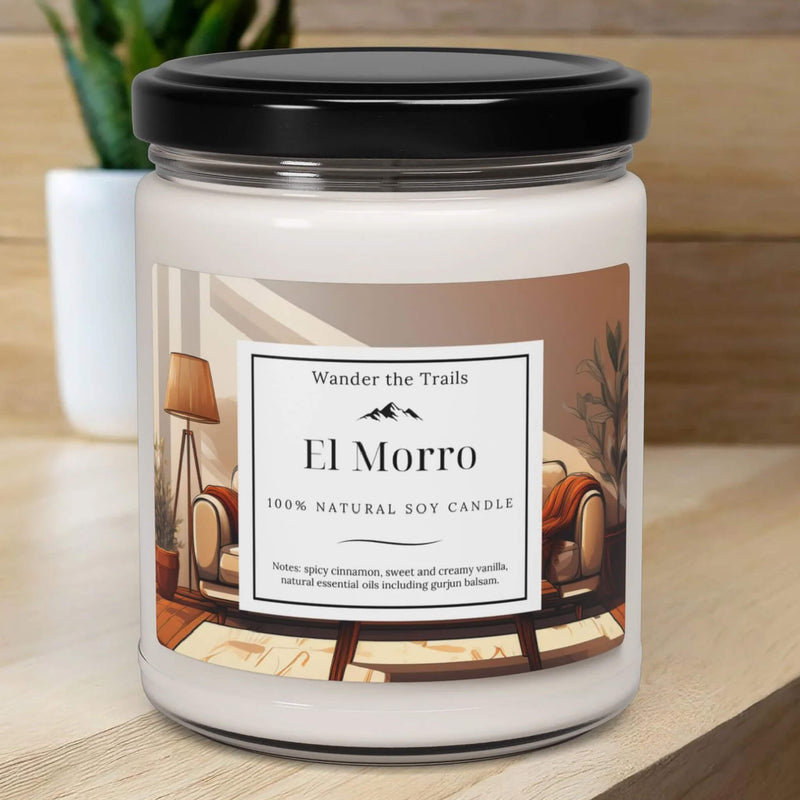 Cinnamon & Vanilla Scented Candle - El Morro Collection