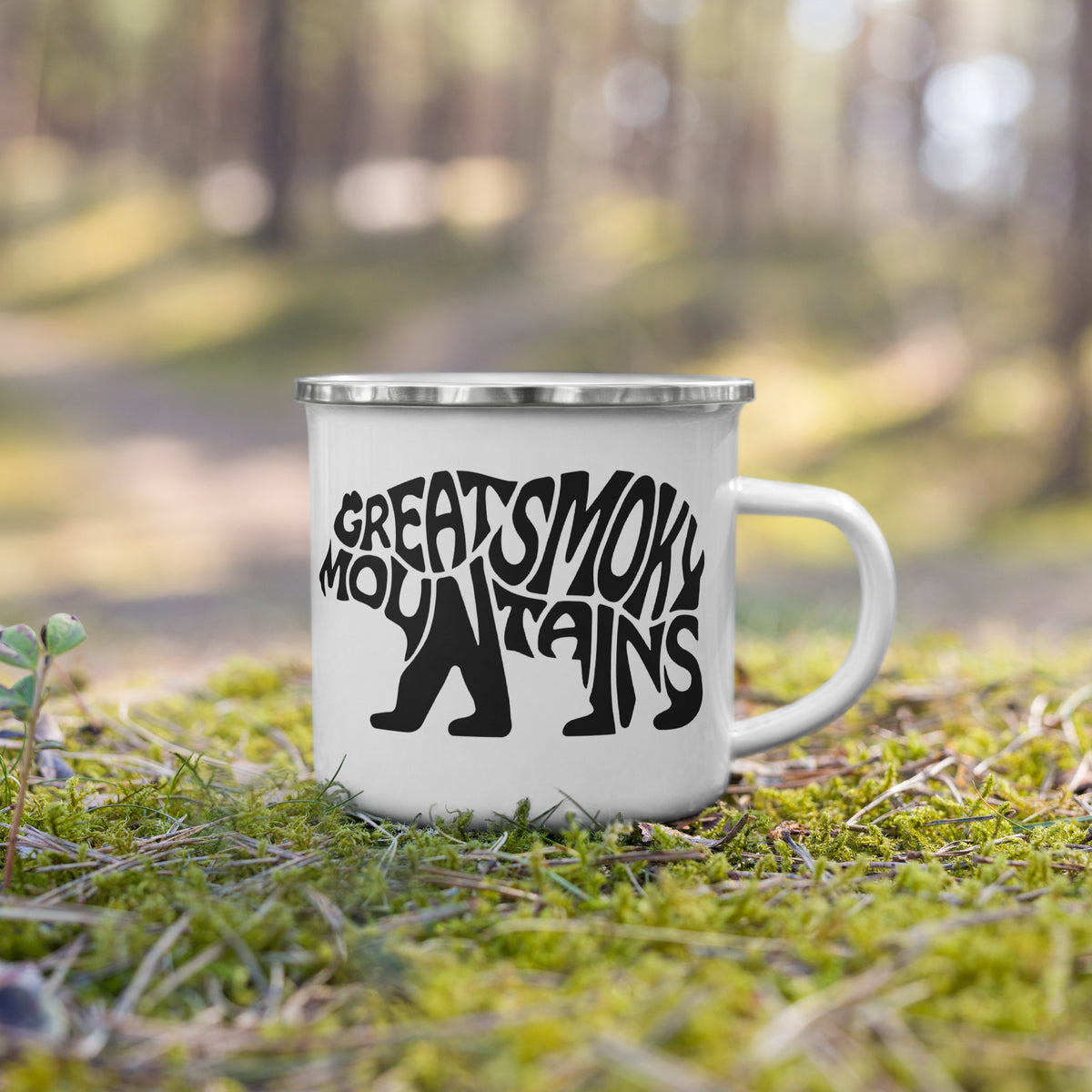 Great Smoky Mountains Enamel Camp Mug