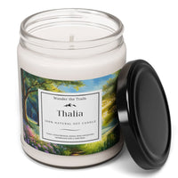 Thalia candle evoking the essence of freshly washed linen with light and airy design.