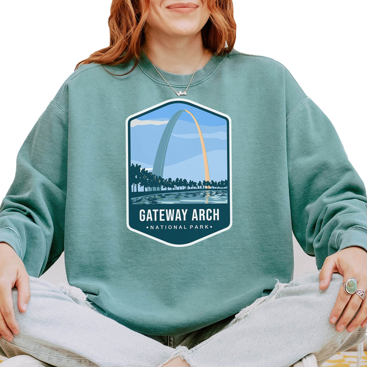 Gateway Arch National Park Unisex Sweatshirt