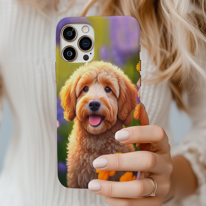 Goldendoodle Phone Case for iPhone and Samsung with Free Shipping