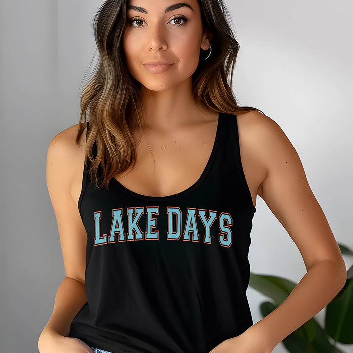 Women's Lake Days Racerback Tank