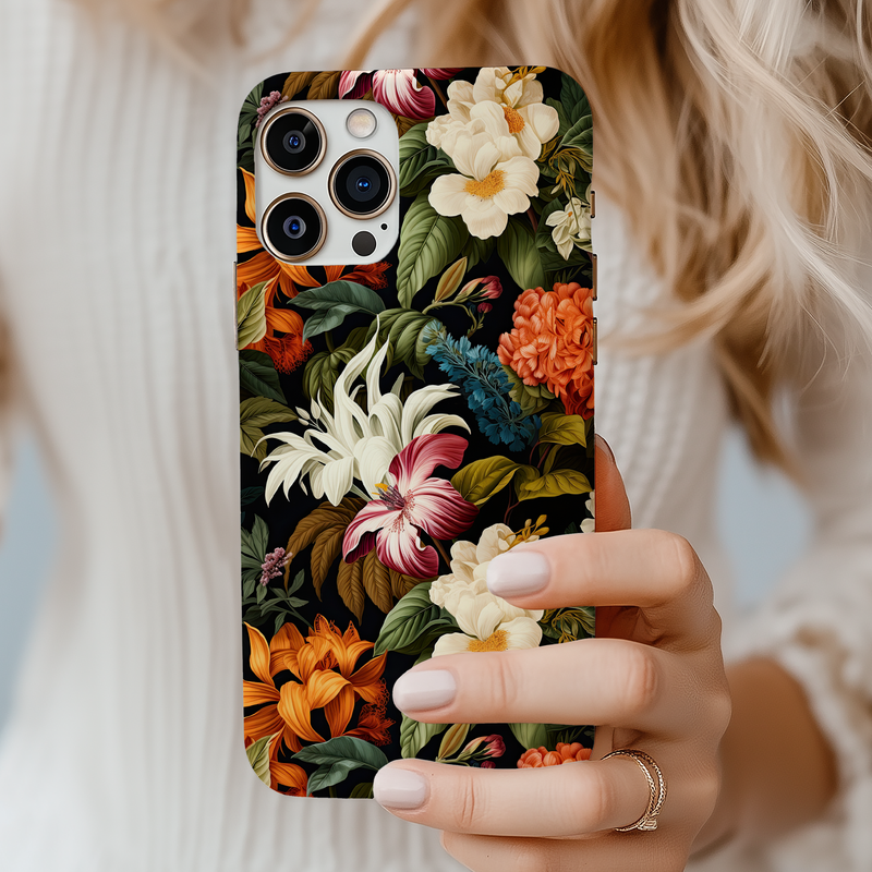 Luxury Botanical Flowers Phone Case