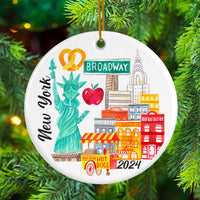 New York City Christmas Tree Ornament