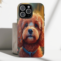 Cute Red Cavapoo Phone Case with Free Shipping