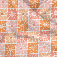 Sunset Bloom Retro Plush Blanket – Perfect for Vintage-Inspired Decor