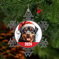 2024 Rottweiler Christmas Ornament with Gift Box