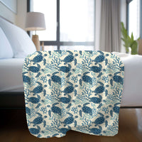 Sea Turtles Velveteen Plush Blanket