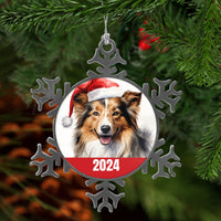 Sheltie 2024 Christmas Ornament with Free Gift Box