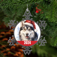 Husky 2024 Christmas Ornament with Gift Box and Free Shipping