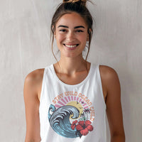 Women's Stay Wild Ocean Child Racerback Tank