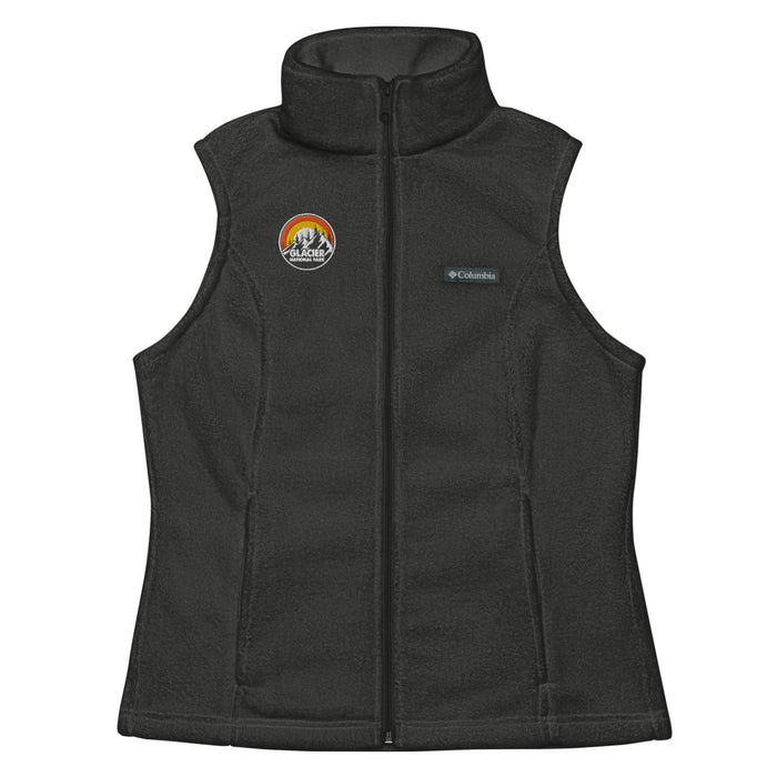 Glacier National Park Embroidered Women’s Columbia fleece vest