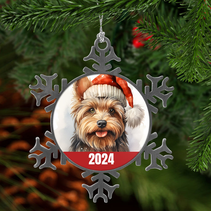 Yorkshire Terrier Christmas Ornament 2024